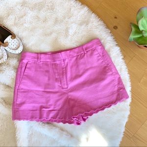 J.CREW| Fiesta Scallop Hem Flamingo Pink